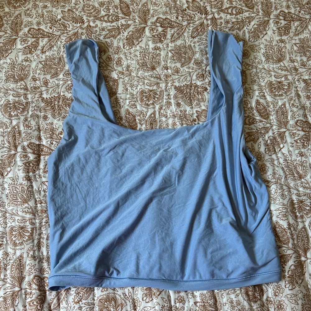 Aerie Smoothez Light Blue Tank Top
